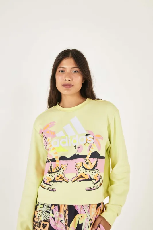 ADIDAS FARM TOTALLY NEW RIO SWEATER PINK sold by FARM Rio