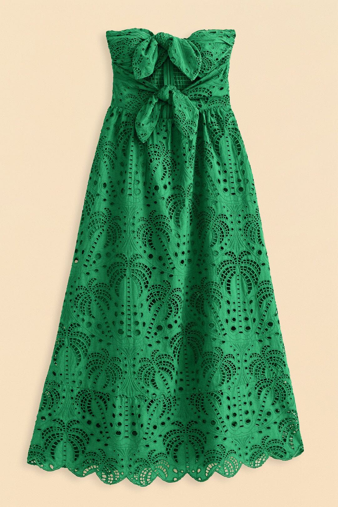 Green Coconut Tree Richelieu Midi Dress sold by FARM Rio product image thumbnail 6