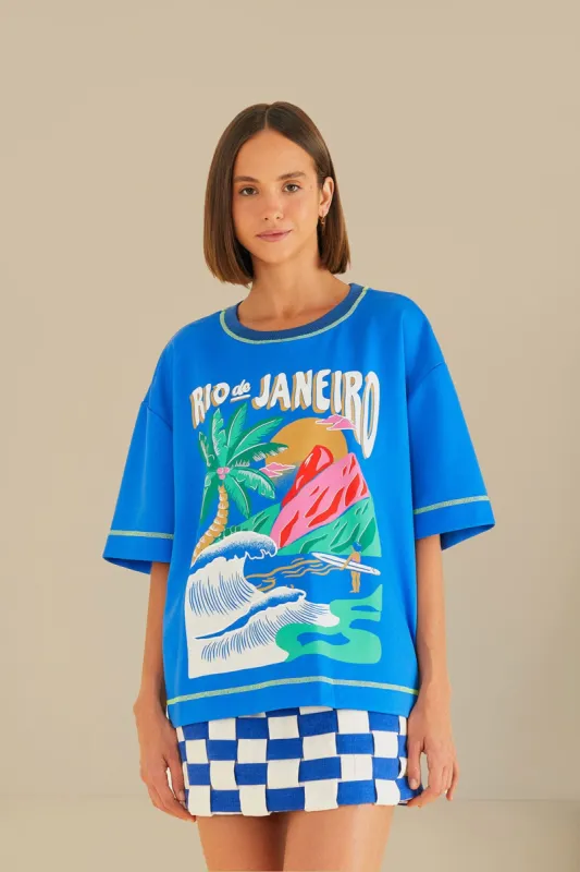 Rio De Janeiro Relaxed T-Shirt sold by FARM Rio