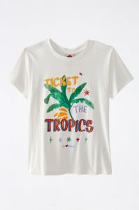 Ticket To The Tropics Organic Cotton T-Shirt sold by FARM Rio
