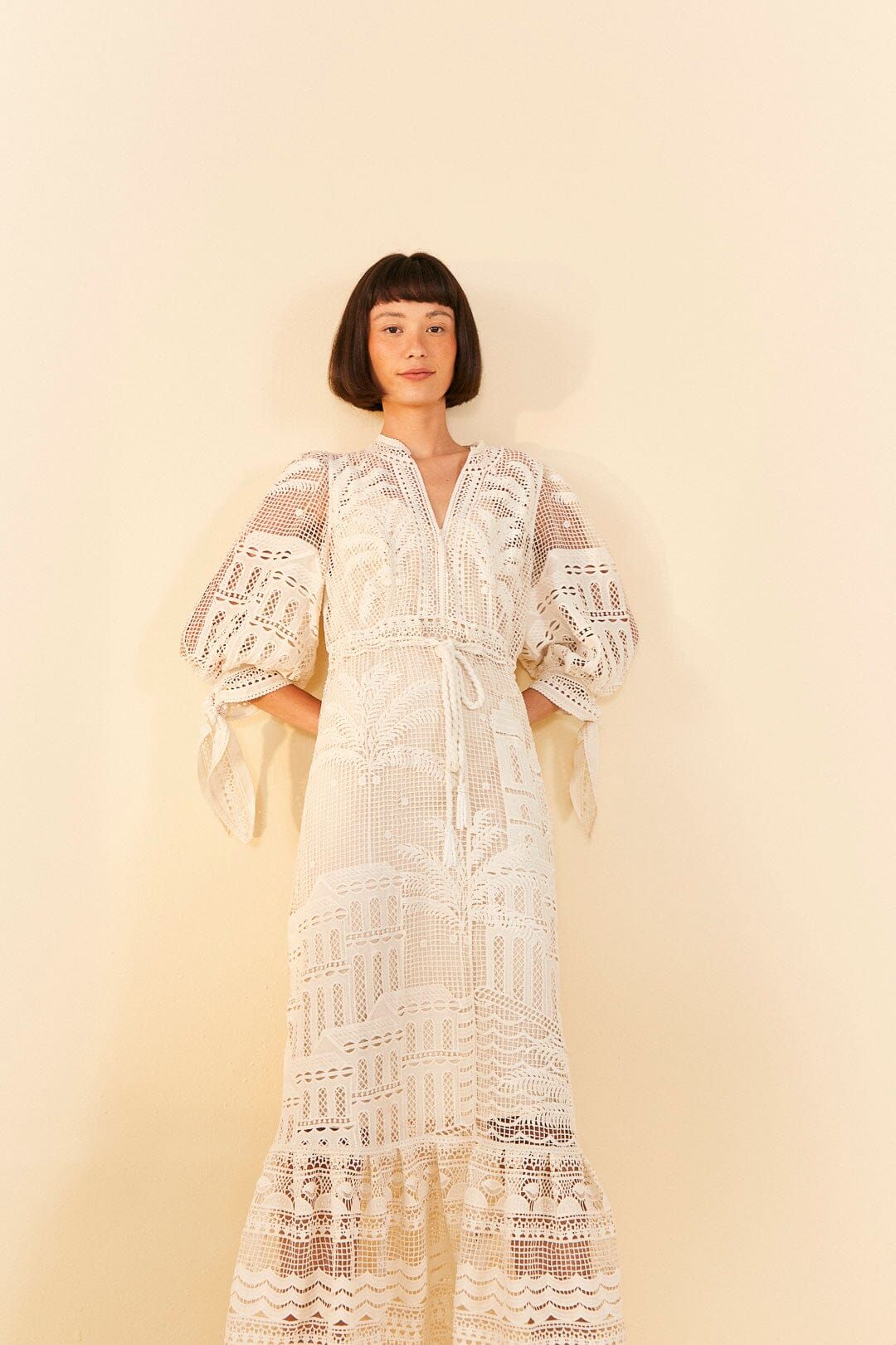 Off-White Morada Boa Guipure Dress | Parallel Off-White Morada Boa Guipure Dress | Parallel