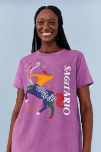 Sagittarius Zodiac Organic Cotton T-Shirt sold by FARM Rio