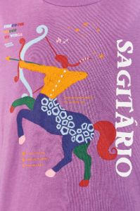 Sagittarius Zodiac Organic Cotton T-Shirt sold by FARM Rio