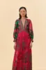 Blush Floral Yard Fringe Maxi Dress sold by FARM Rio