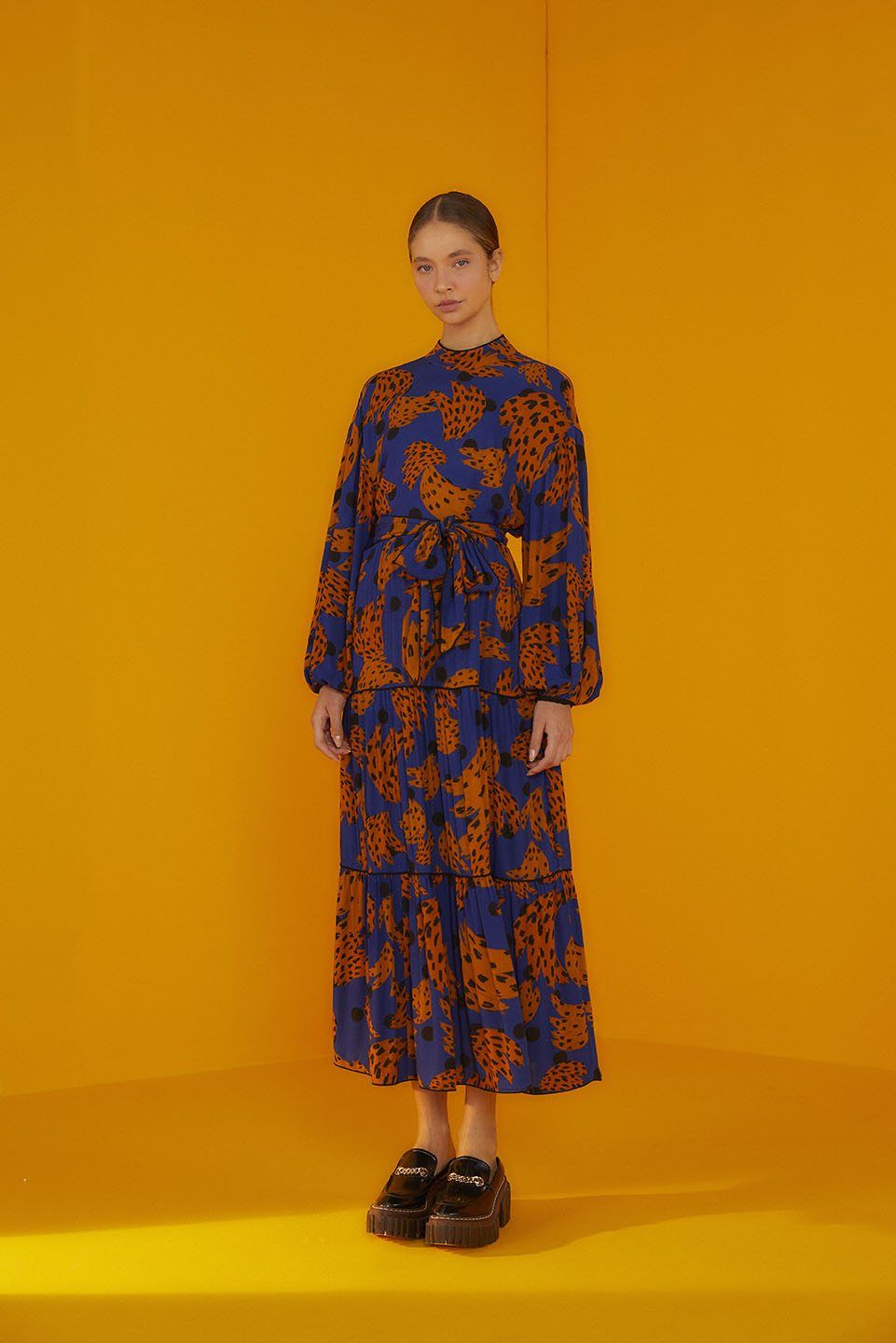 Navy Bananica Maxi Dress sold by FARM Rio product image thumbnail 5