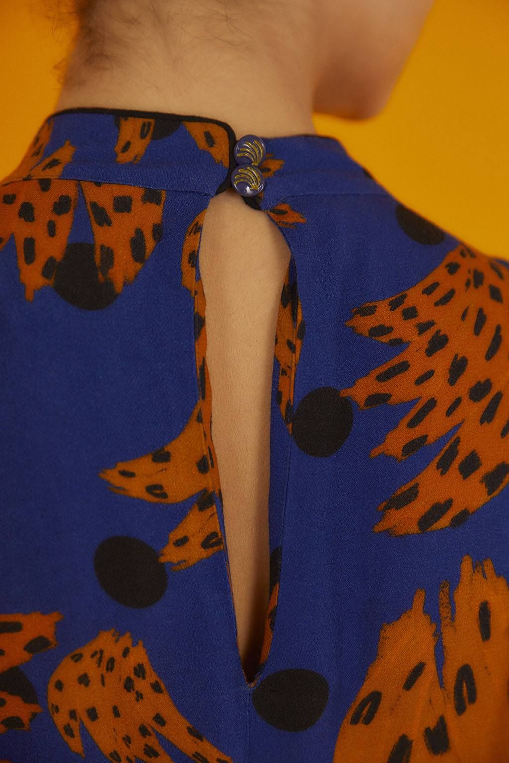 Navy Bananica Maxi Dress sold by FARM Rio product image thumbnail 3