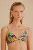 Banana Foliage Knot Bikini Top sold by FARM Rio