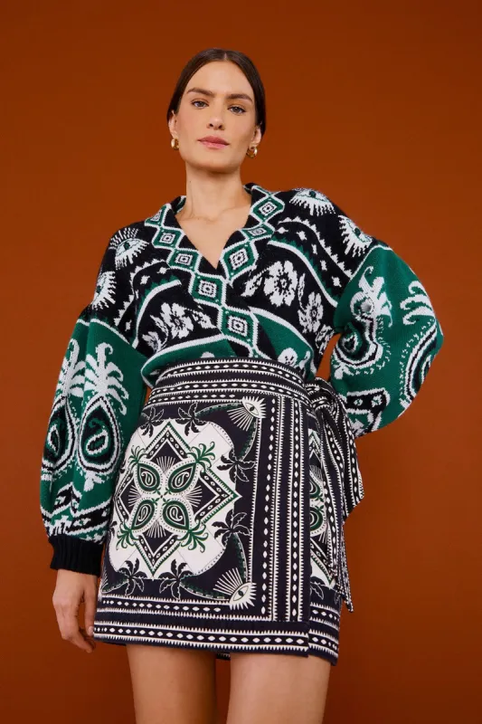 Mystic Scarf Mini Skirt sold by FARM Rio