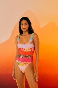 Rainbow Forest One Piece Swimsuit sold by FARM Rio