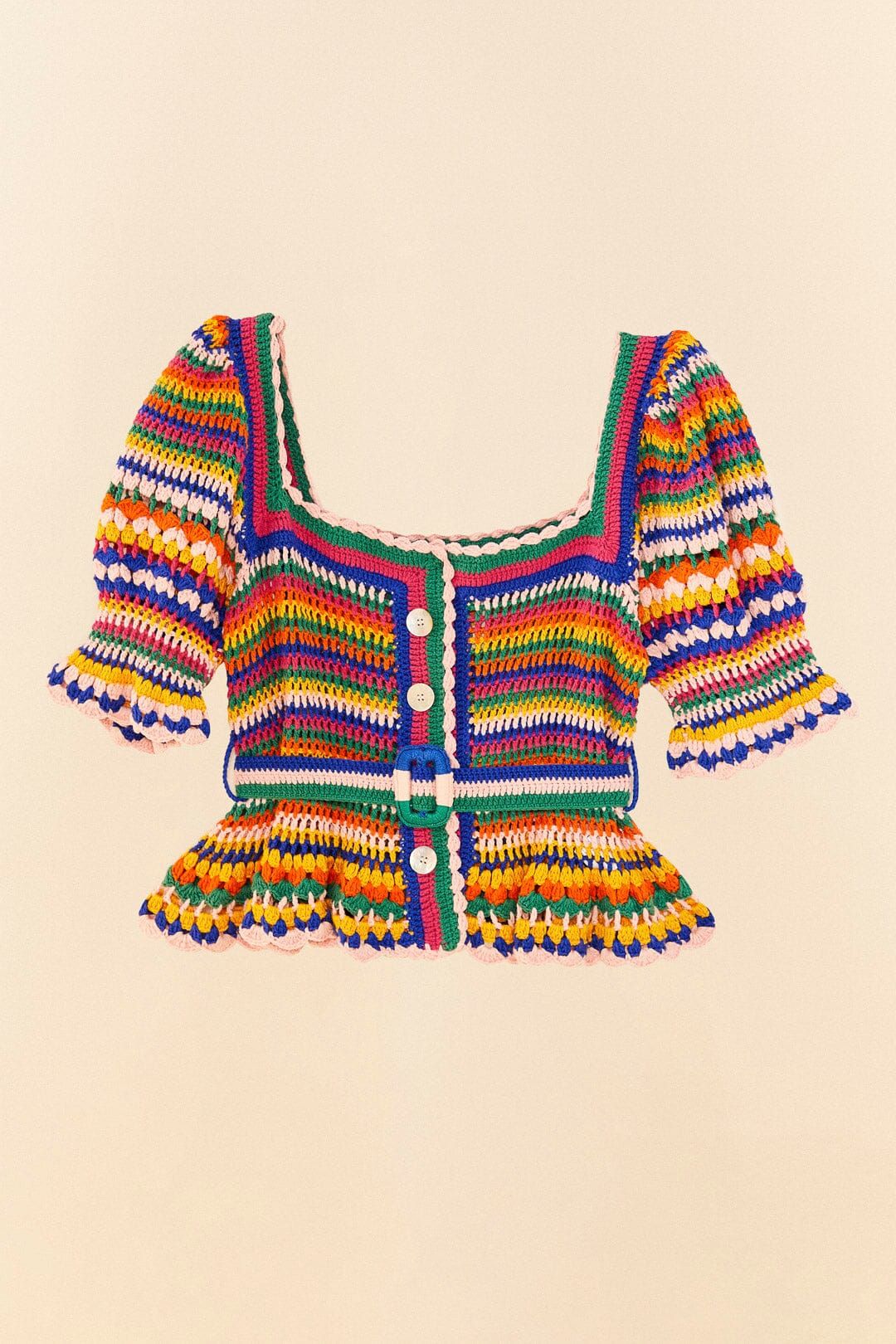 Multi Stitches Crochet Blouse sold by FARM Rio product image thumbnail 5
