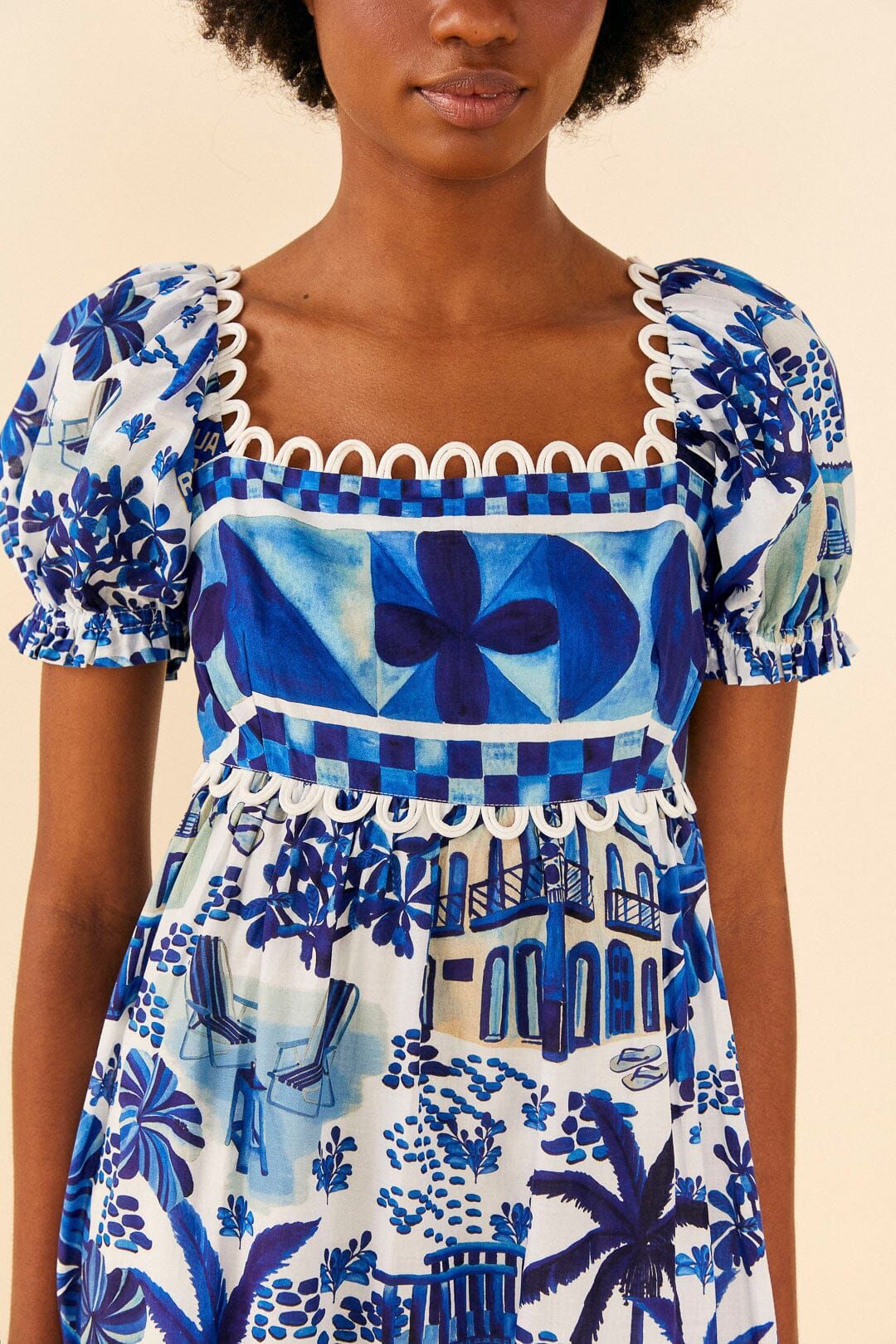 Sweet Rio Puff Sleeve Midi Dress sold by FARM Rio product image thumbnail 2