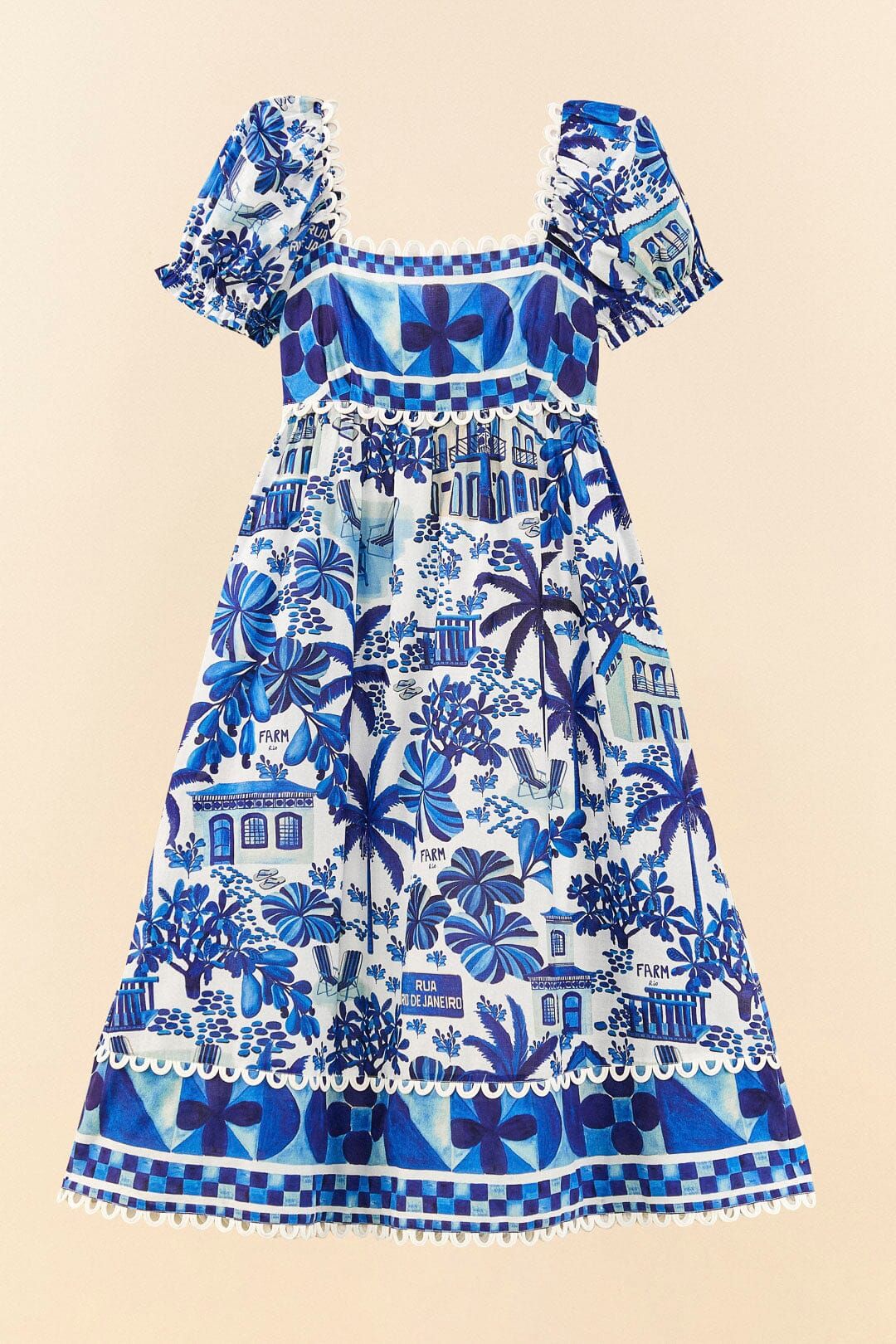 Sweet Rio Puff Sleeve Midi Dress sold by FARM Rio product image thumbnail 6