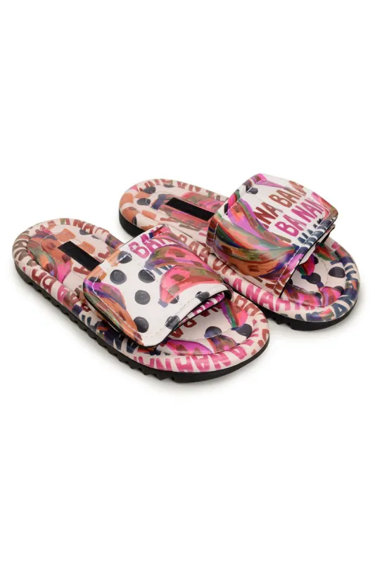 BANANATIC PUFFY SLIDE SANDAL made by FARM Rio