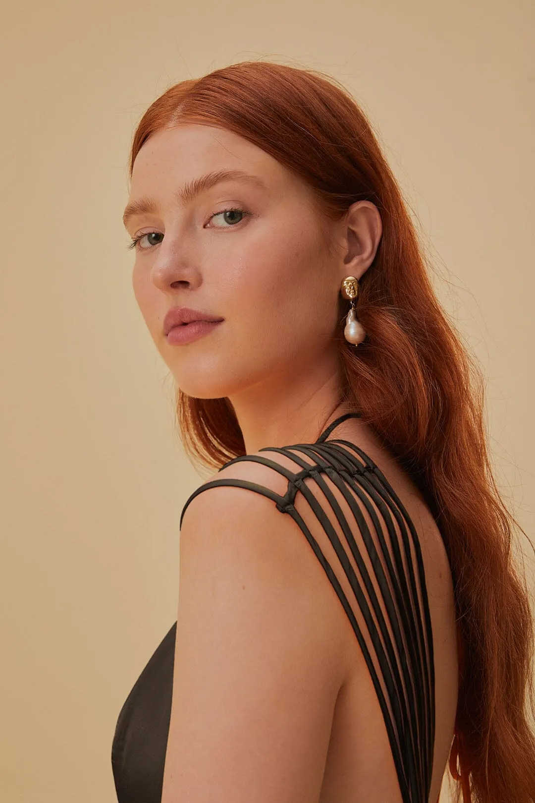 Brown Fringed Sleeveless Midi Dress sold by FARM Rio product image thumbnail 3