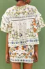 White Summer Garden Blouse sold by FARM Rio