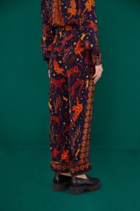 Navy Animal Sky Pants sold by FARM Rio