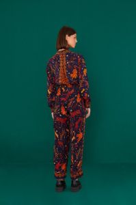 Navy Animal Sky Pants sold by FARM Rio