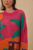 Amazon Stamps Knit Sweater sold by FARM Rio