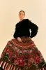 Multicolor Ainika Floral Garden Tiered Maxi Skirt sold by FARM Rio