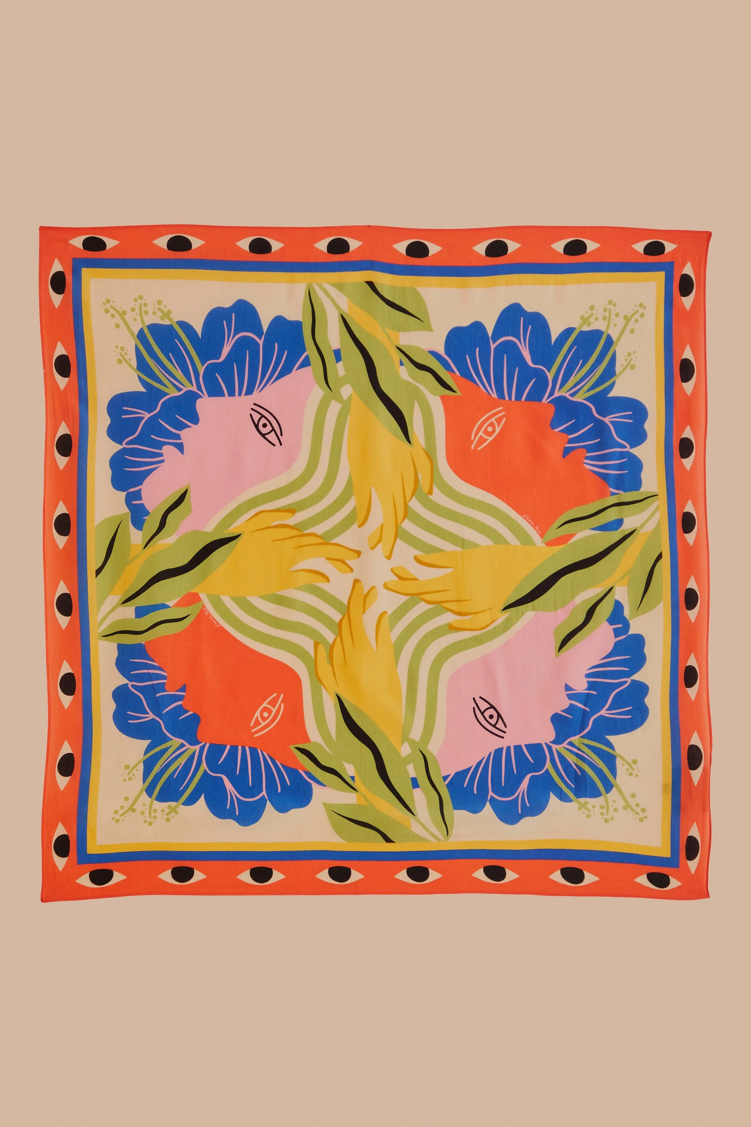 Sand Surreal Scarf sold by FARM Rio product image thumbnail 4