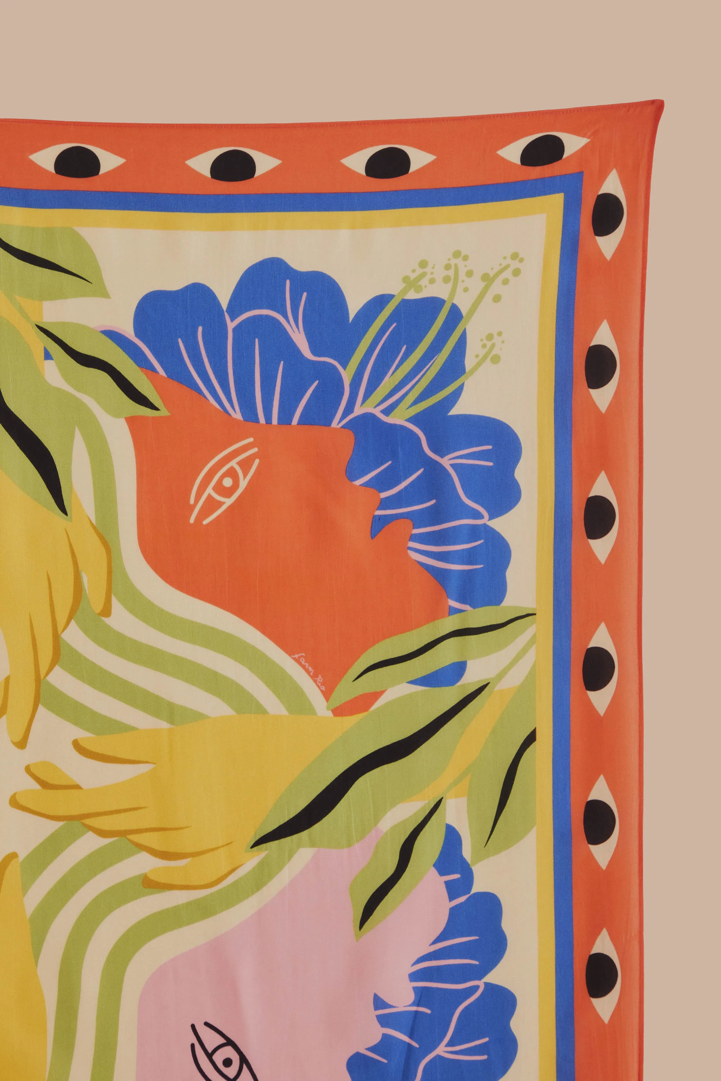 Sand Surreal Scarf sold by FARM Rio product image thumbnail 2