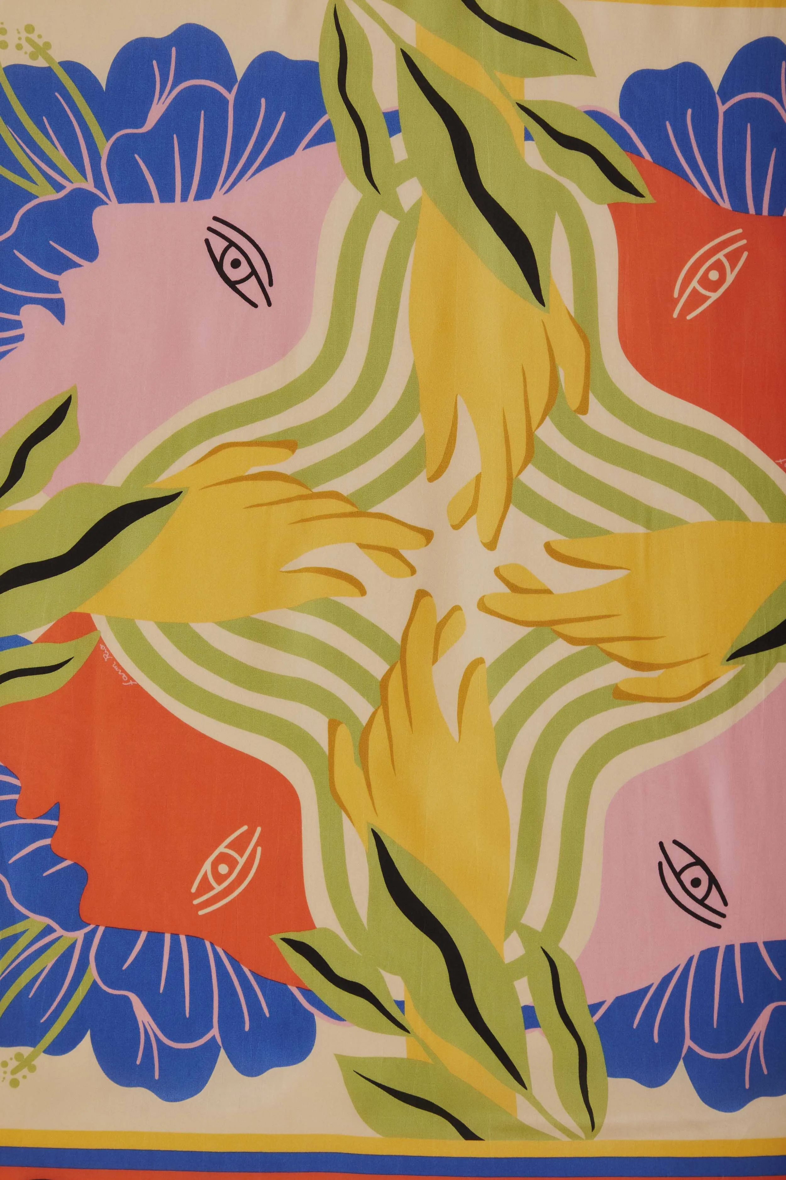 Sand Surreal Scarf sold by FARM Rio product image thumbnail 3