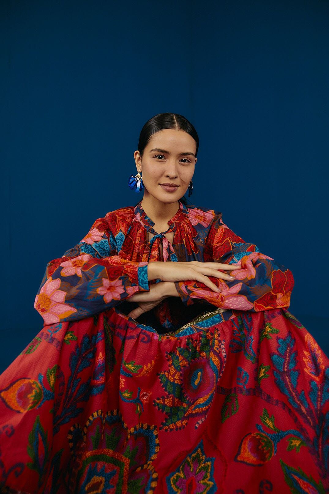 Mixed Flower Prints Maxi Dress sold by FARM Rio product image thumbnail 3