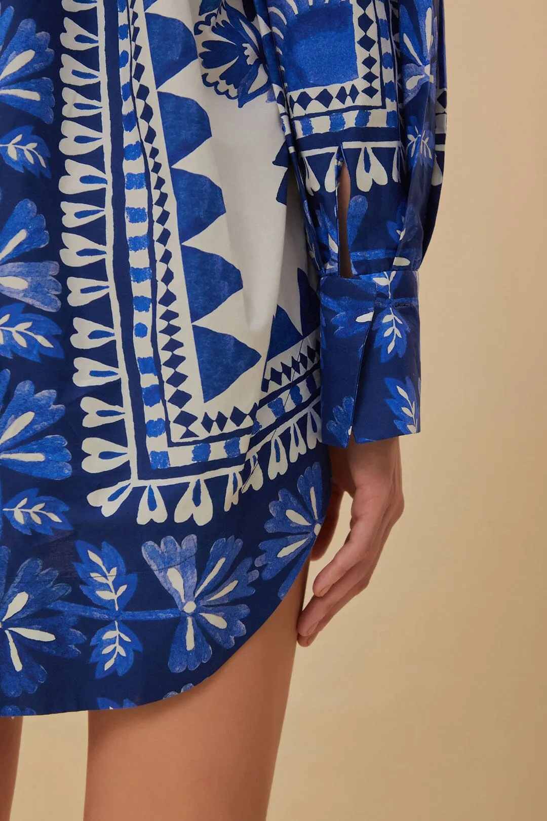 Off-White Flora Tapestry Long Sleeve Blouse sold by FARM Rio product image thumbnail 4