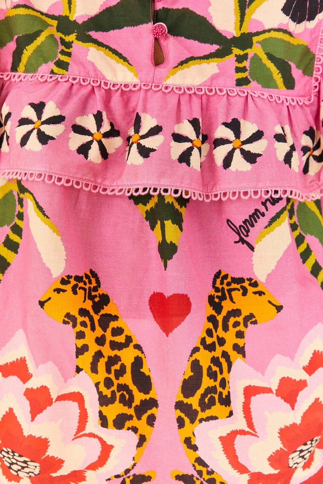 Pink Leopard Forest Blouse sold by FARM Rio product image thumbnail 5