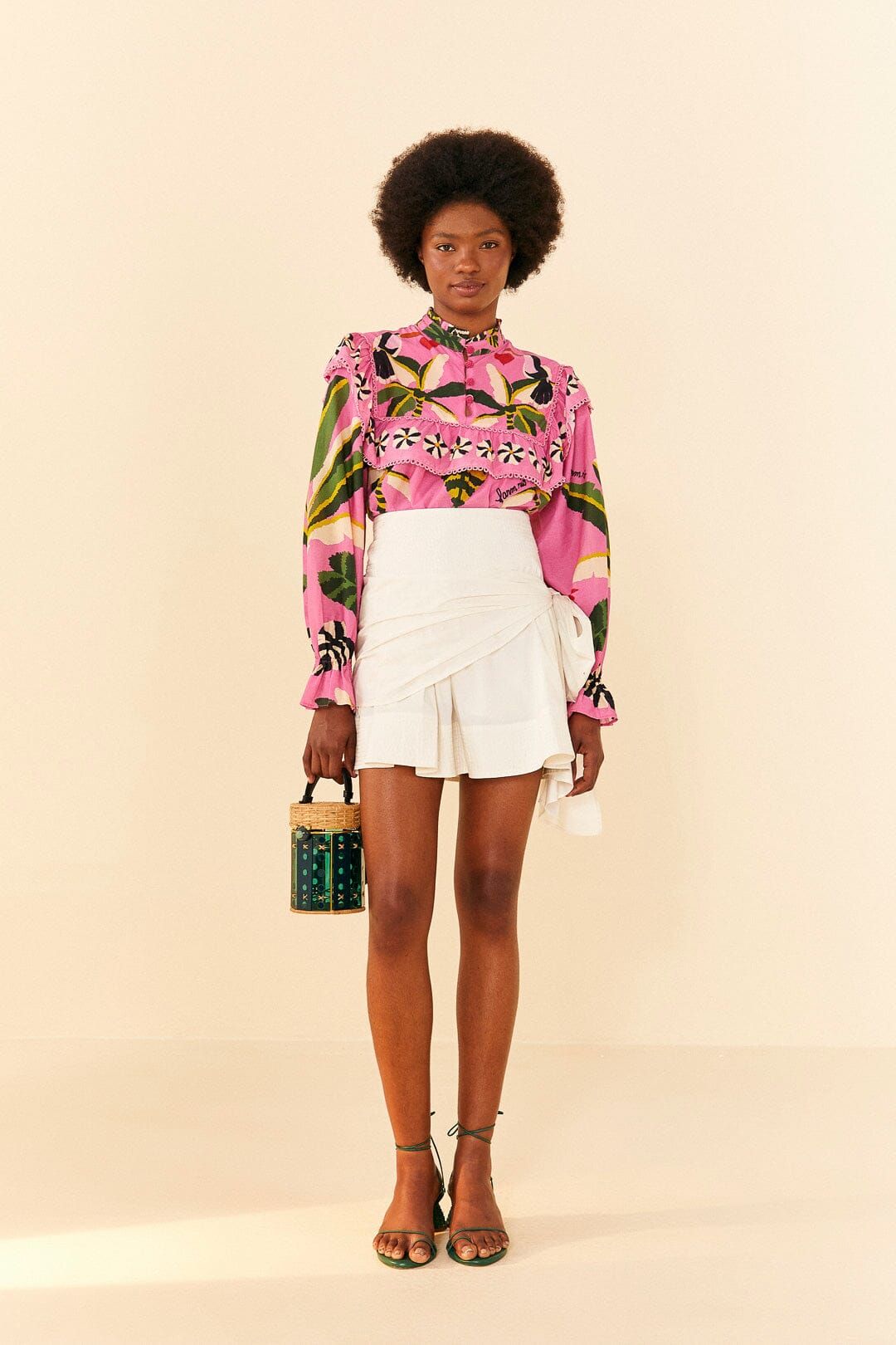 Pink Leopard Forest Blouse sold by FARM Rio product image thumbnail 2