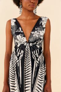 Black Macaw Elegance Maxi Dress sold by FARM Rio