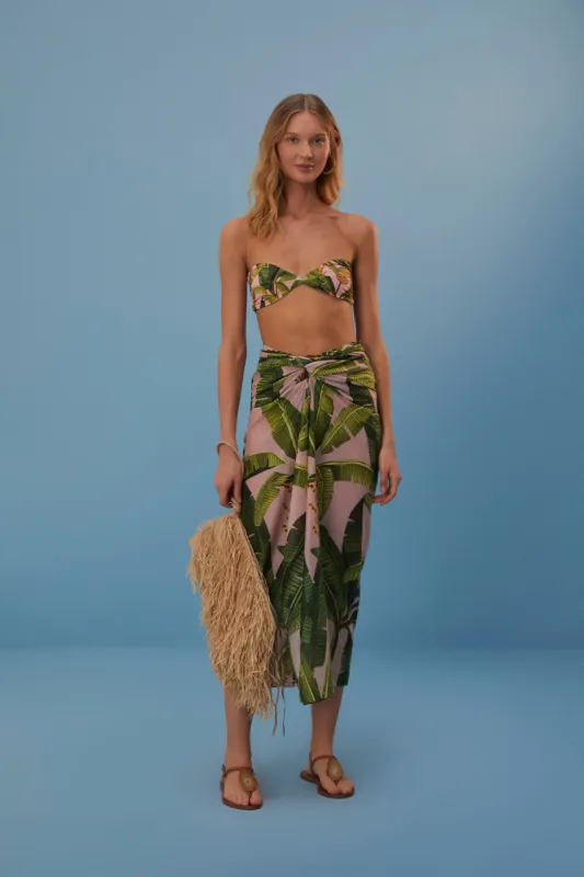 Banana Leaves Skirt sold by FARM Rio
