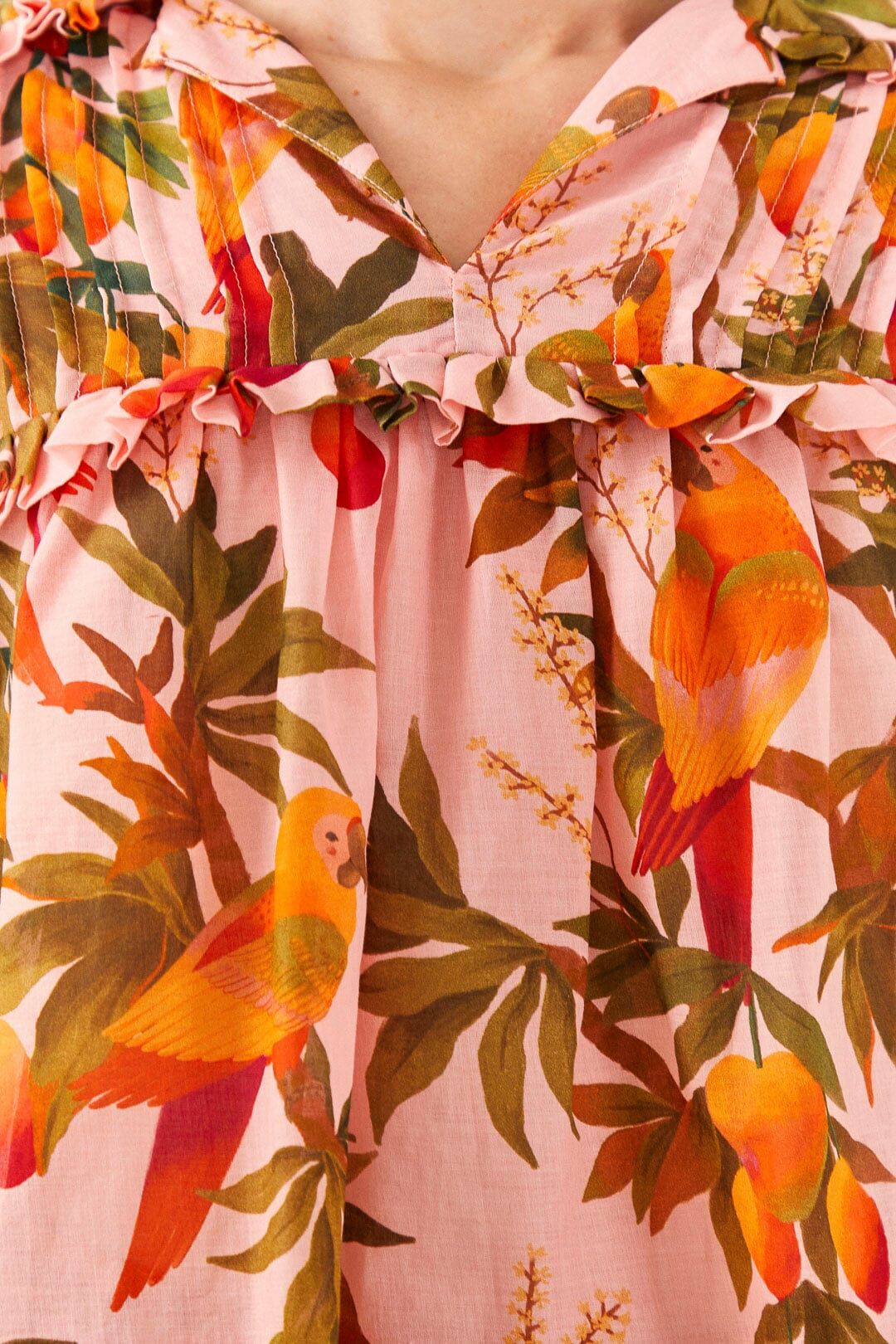 Pink Mango Trees Blouse sold by FARM Rio product image thumbnail 5
