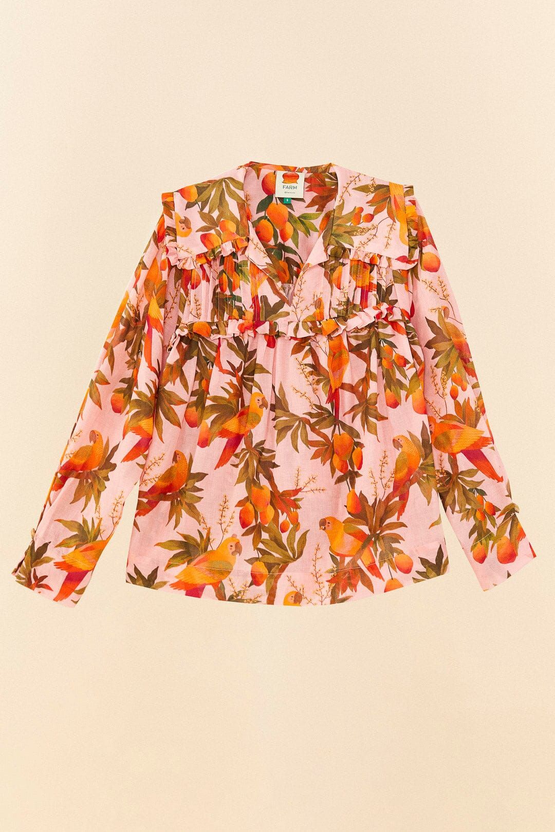 Pink Mango Trees Blouse sold by FARM Rio product image thumbnail 6