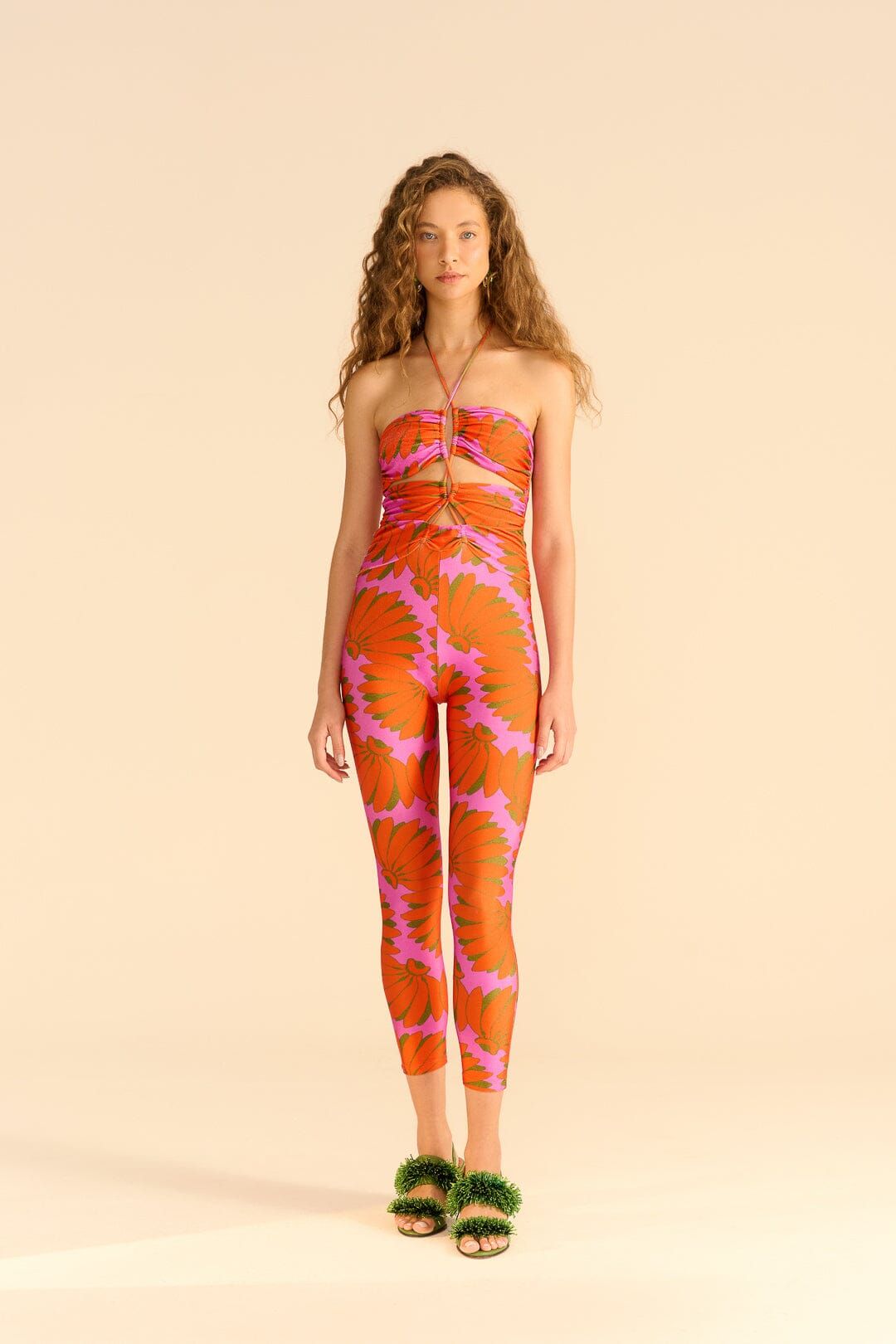 Pink Copacabana Lycra Jumpsuit sold by FARM Rio product image thumbnail 2