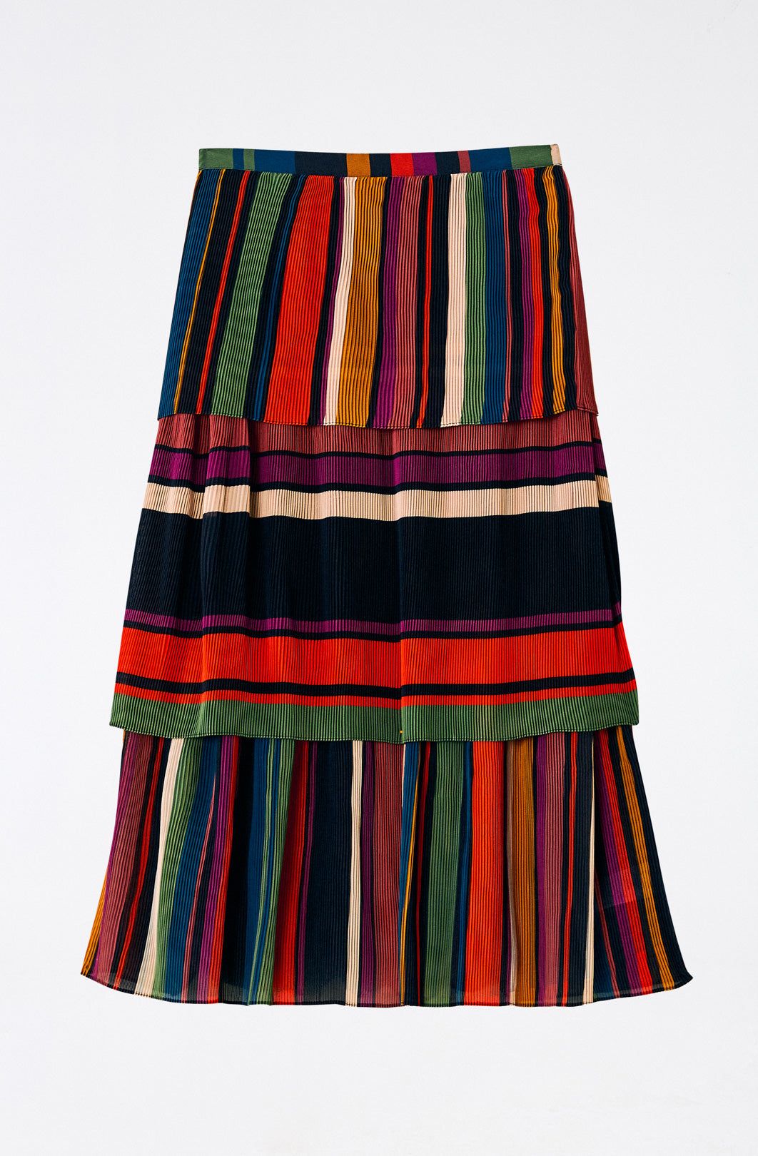 Extraordinary Stripes Midi Skirt sold by FARM Rio product image thumbnail 5