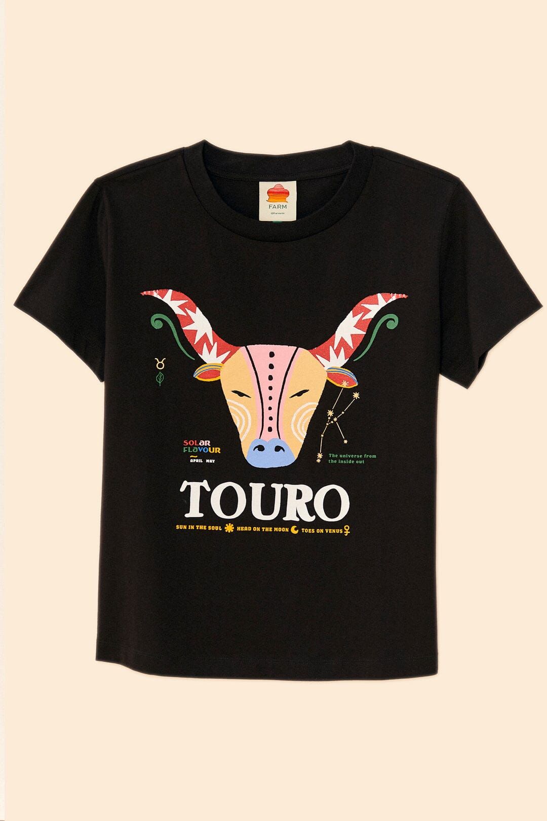 Taurus Zodiac Organic Cotton T-Shirt sold by FARM Rio product image thumbnail 5