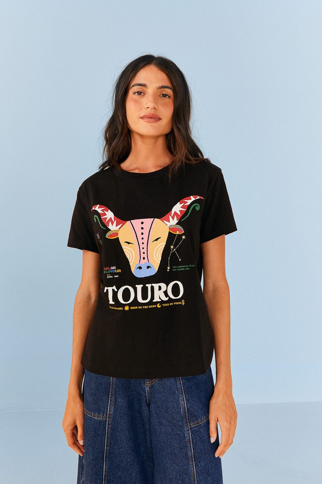 Taurus Zodiac Organic Cotton T-Shirt sold by FARM Rio product image thumbnail 2