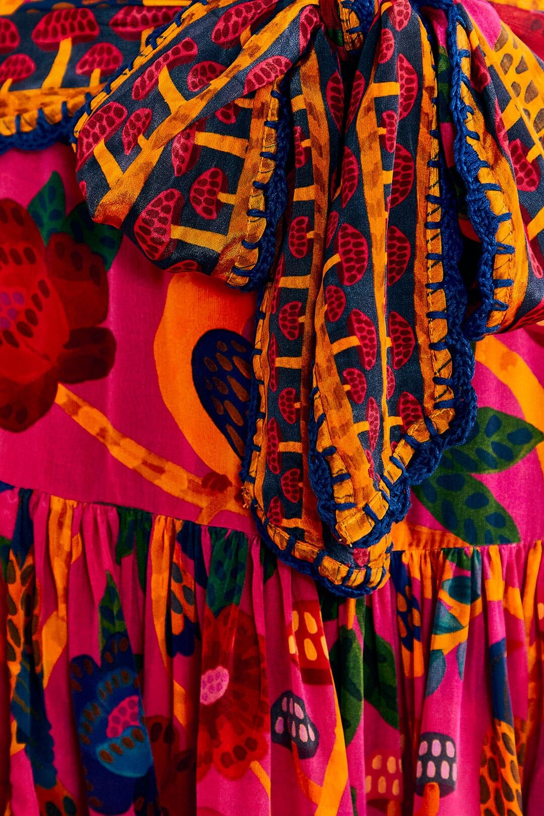 Pink Sweet Forest Mini Skirt sold by FARM Rio product image thumbnail 4