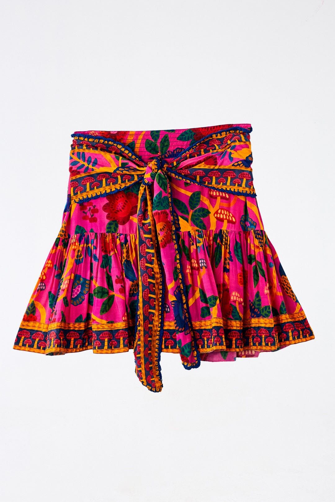 Pink Sweet Forest Mini Skirt sold by FARM Rio product image thumbnail 5