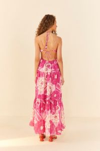 Pink Tropical Groove Maxi Dress sold by FARM Rio