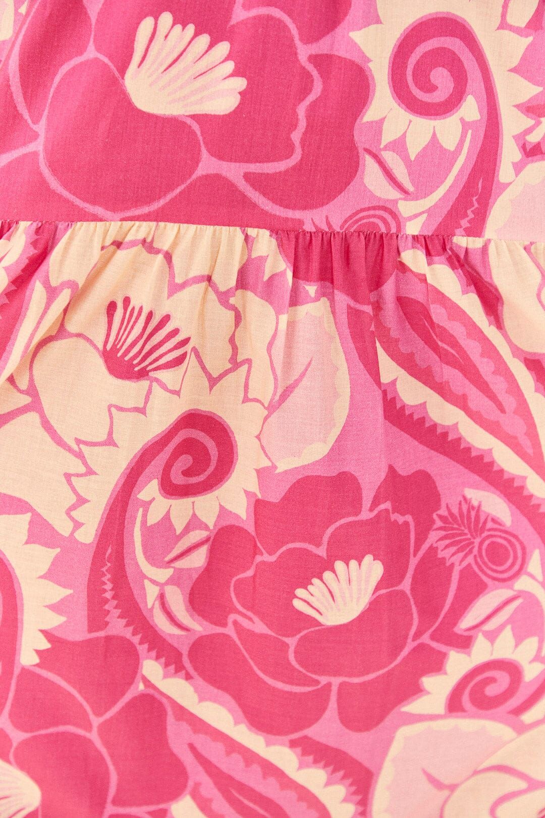 Pink Tropical Groove Maxi Dress sold by FARM Rio product image thumbnail 5