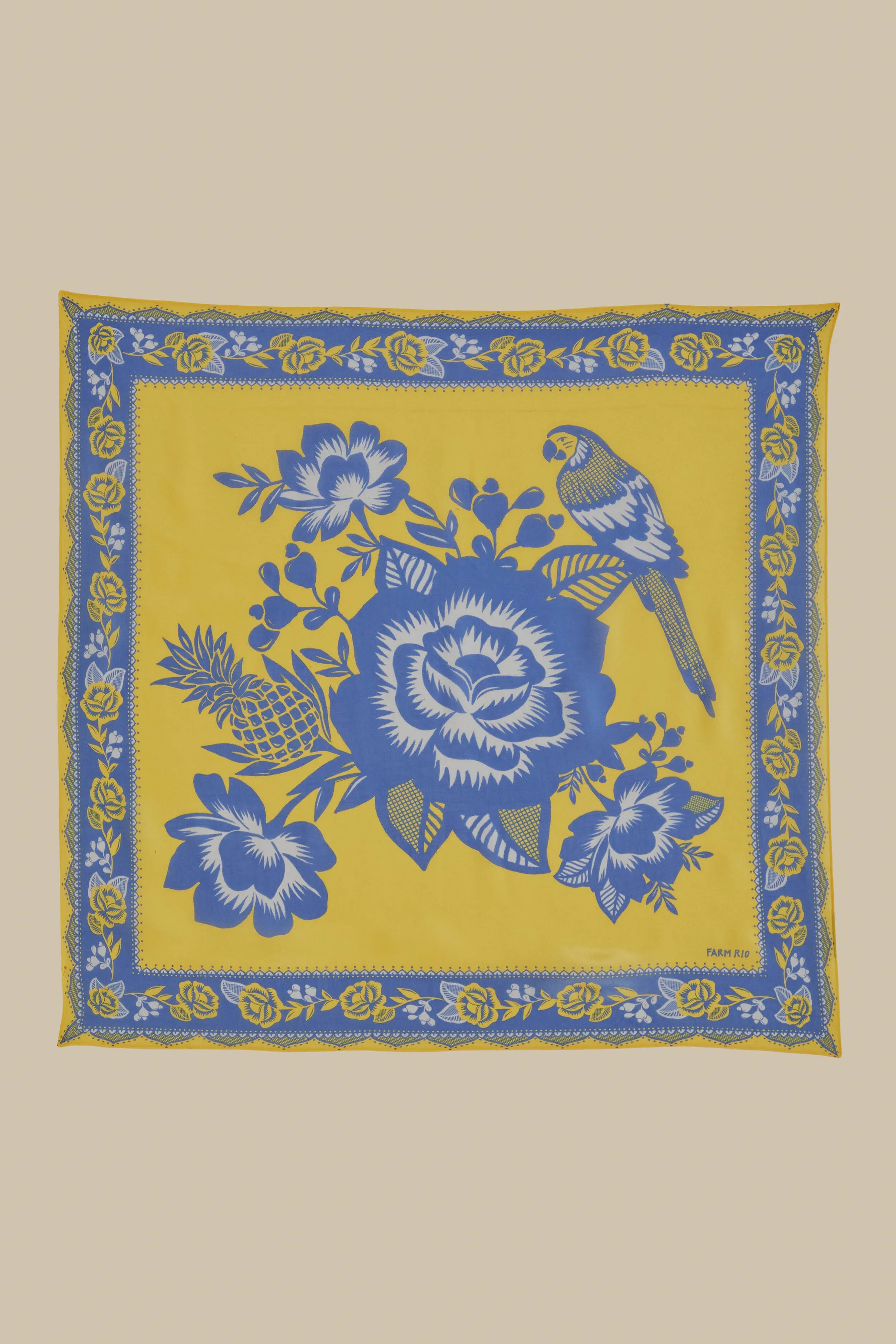 Yellow Lace Garden Scarf sold by FARM Rio