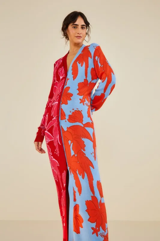 Mixed Living Nature Cardigan Dress sold by FARM Rio