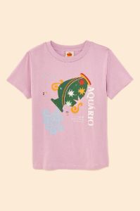 Aquarius Zodiac Organic Cotton T-Shirt sold by FARM Rio