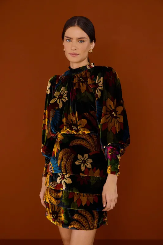 Macaw Ballet Mini Dress sold by FARM Rio