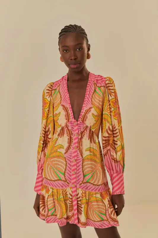 Sand Palm Scarf Mini Dress sold by FARM Rio