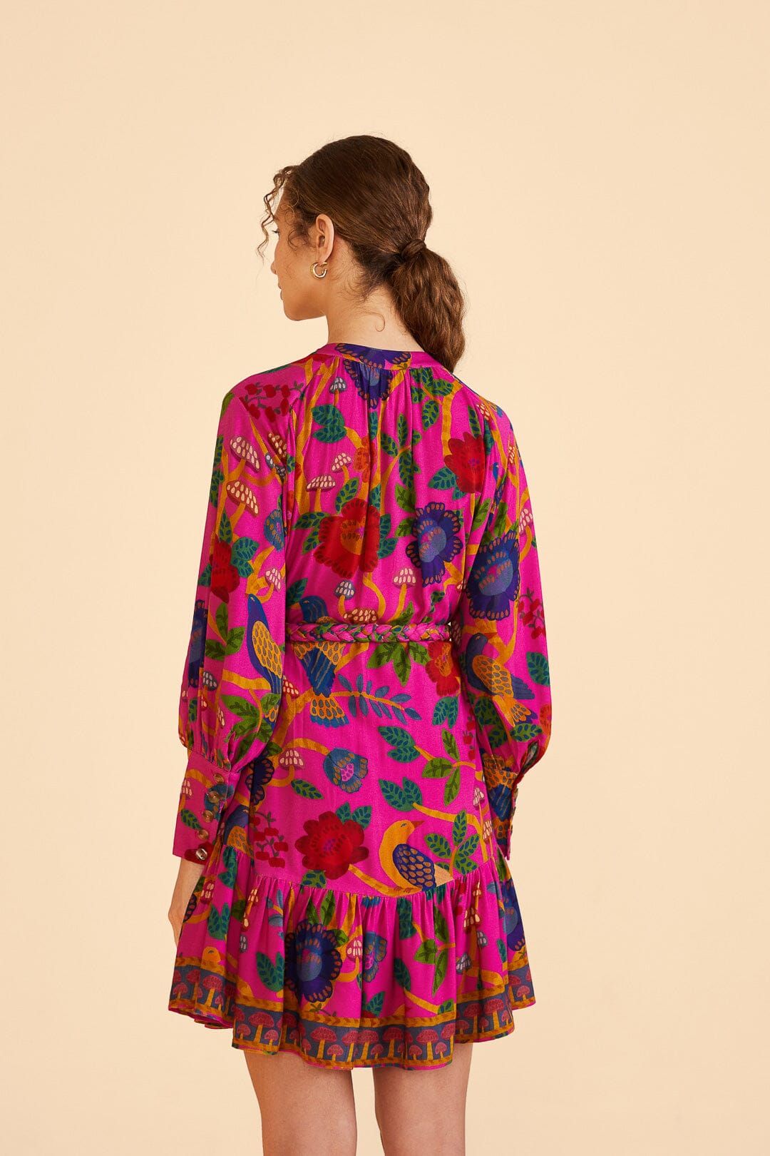 Pink Sweet Forest Mini Dress sold by FARM Rio product image thumbnail 2