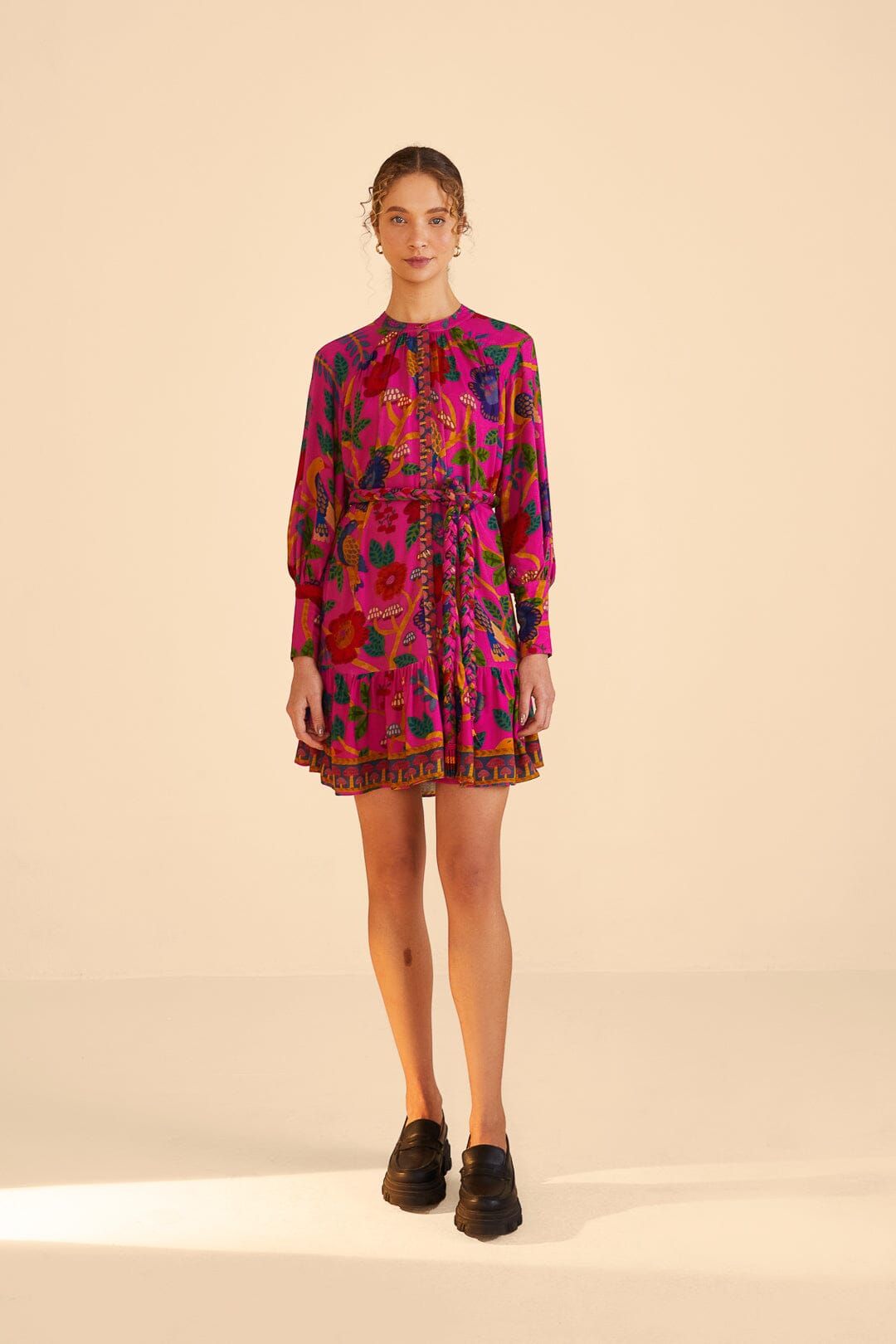 Pink Sweet Forest Mini Dress sold by FARM Rio