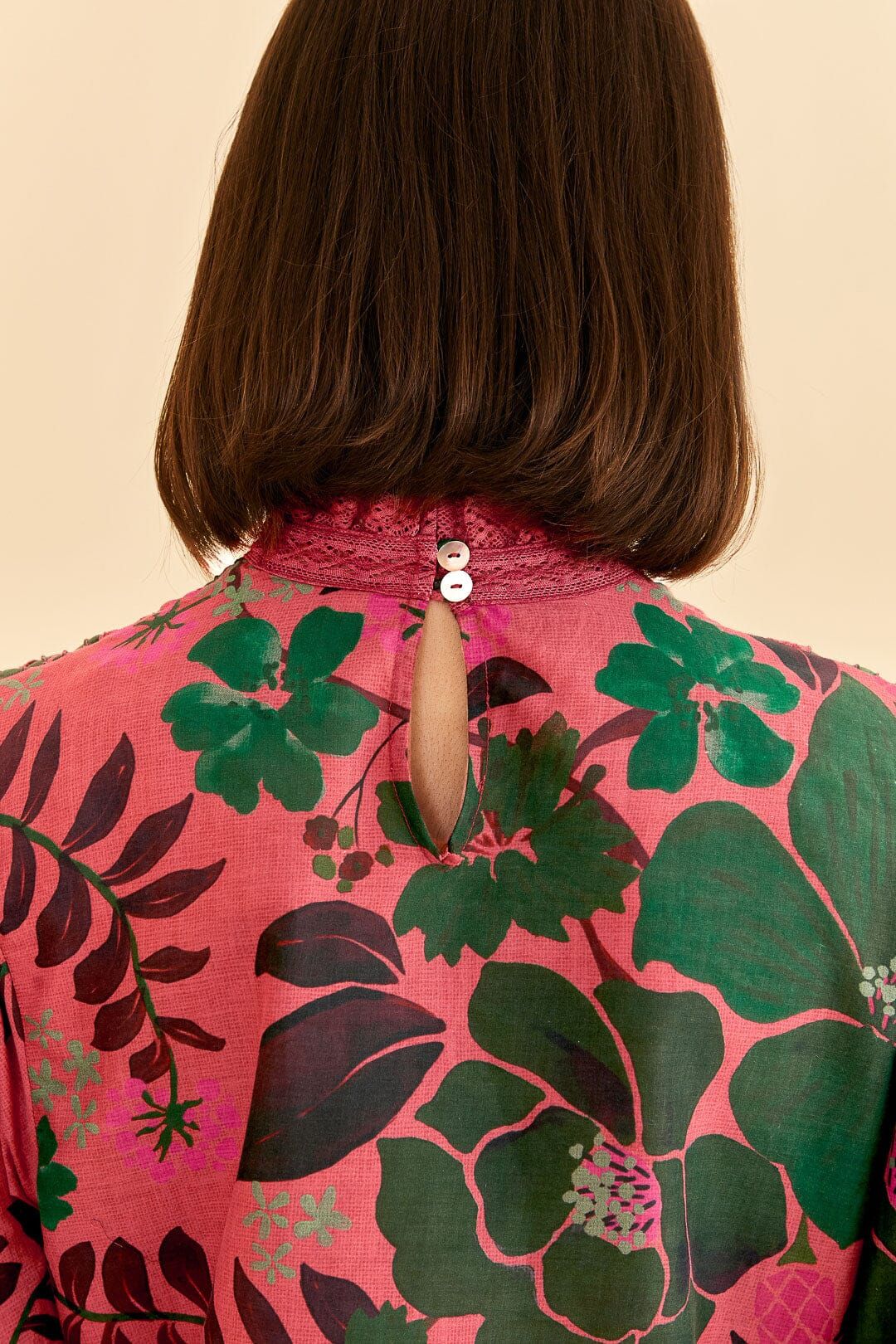 Blush Floral Yard Blouse sold by FARM Rio product image thumbnail 5